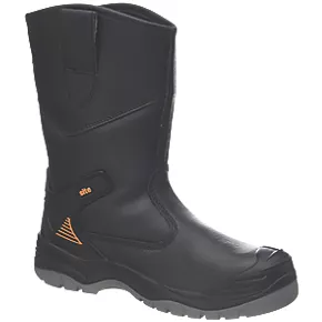 Site Hydroguard Safety Rigger Boots - Black, Size 8 | Durable & Waterproof Work Boots 1 Site Hydroguard Safety Rigger Boots - Black, Size 8 | Durable & Waterproof Work Boots