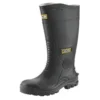 JCB Hydromaster Safety Wellies Black Size 12 - Heavy Duty Waterproof Work Boots