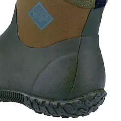 Muck Boots Muckster II Ankle Metal Free Non Safety Wellies - Black/Moss, Size 13 | Durable & Comfortable -Wellies Sales 286JT A4