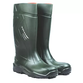 Dunlop Purofort+ Safety Wellies Green Size 11 - Durable & Comfortable Safety Wellingtons 3 Dunlop Purofort+ Safety Wellies Green Size 11 - Durable & Comfortable Safety Wellingtons - Image 3