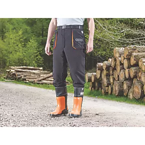 Oregon Yukon Safety Chainsaw Wellies - Orange/Black - Size 5.5 | Chainsaw Boots 2 Oregon Yukon Safety Chainsaw Wellies - Orange/Black - Size 5.5 | Chainsaw Boots - Image 2