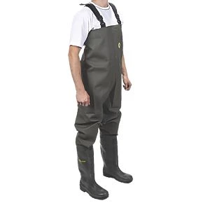 Amblers Tyne Safety Chest Waders - Green, One Size (Size 12) | Durable & Waterproof Fishing Waders 2 Amblers Tyne Safety Chest Waders - Green, One Size (Size 12) | Durable & Waterproof Fishing Waders - Image 2