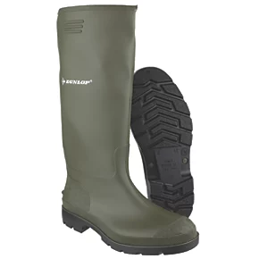 Dunlop Pricemaster 380VP Metal Free Non Safety Wellies - Green, Size 4 | Durable & Comfortable Wellington Boots 3 Dunlop Pricemaster 380VP Metal Free Non Safety Wellies - Green, Size 4 | Durable & Comfortable Wellington Boots - Image 3