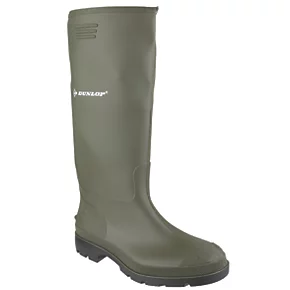Dunlop Pricemaster 380VP Metal Free Non Safety Wellies - Green, Size 4 | Durable & Comfortable Wellington Boots 1 Dunlop Pricemaster 380VP Metal Free Non Safety Wellies - Green, Size 4 | Durable & Comfortable Wellington Boots
