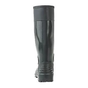 Site Trench Safety Wellies Black Size 10 - Heavy Duty Waterproof Work Boots 5 Site Trench Safety Wellies Black Size 10 - Heavy Duty Waterproof Work Boots - Image 5