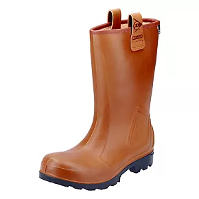 Dunlop Rig Air Safety Wellies Brown Size 9 - Durable & Comfortable Safety Wellingtons 2 Dunlop Rig Air Safety Wellies Brown Size 9 - Durable & Comfortable Safety Wellingtons - Image 2