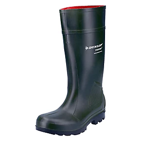 Dunlop Purofort Professional Metal Free Non Safety Wellies - Green, Size 7 | Durable & Comfortable Work Boots 2 Dunlop Purofort Professional Metal Free Non Safety Wellies - Green, Size 7 | Durable & Comfortable Work Boots - Image 2