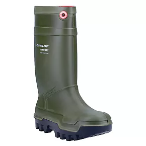 Dunlop Purofort Thermo+ Safety Wellies - Green, Size 8 | Thermal Safety Boots for Men & Women 1 Dunlop Purofort Thermo+ Safety Wellies - Green, Size 8 | Thermal Safety Boots for Men & Women