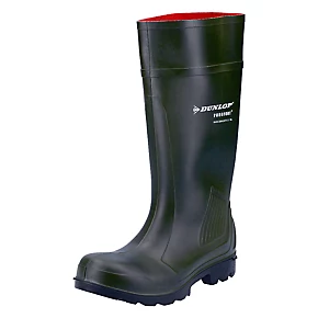 Dunlop Purofort Professional Safety Wellies Green Size 10 - Durable & Comfortable Safety Footwear 2 Dunlop Purofort Professional Safety Wellies Green Size 10 - Durable & Comfortable Safety Footwear - Image 2