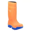 Dunlop Purofort Thermo+ Safety Wellies Orange Size 8 - Heavy Duty Thermal Safety Boots
