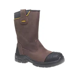 DeWalt Millington Metal Free Safety Rigger Boots - Brown, Size 9 | Durable Work Boots for Men