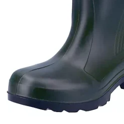 Dunlop Purofort Professional Metal Free Non Safety Wellies - Green, Size 12 | Durable & Comfortable Work Boots -Wellies Sales 607JT A3