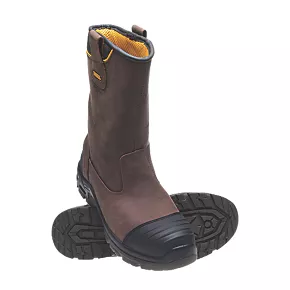 DeWalt Millington Metal Free Safety Rigger Boots - Brown, Size 11 | Durable Work Boots for Men 2 DeWalt Millington Metal Free Safety Rigger Boots - Brown, Size 11 | Durable Work Boots for Men - Image 2