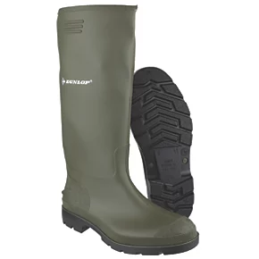 Dunlop Pricemaster 380VP Metal Free Non Safety Wellies - Green, Size 6 | Durable & Comfortable Wellington Boots 3 Dunlop Pricemaster 380VP Metal Free Non Safety Wellies - Green, Size 6 | Durable & Comfortable Wellington Boots - Image 3