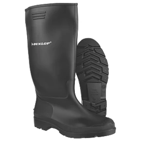 Dunlop Pricemaster 380PP Metal Free Non Safety Wellies - Black, Size 10 | Durable & Comfortable Work Boots 3 Dunlop Pricemaster 380PP Metal Free Non Safety Wellies - Black, Size 10 | Durable & Comfortable Work Boots - Image 3