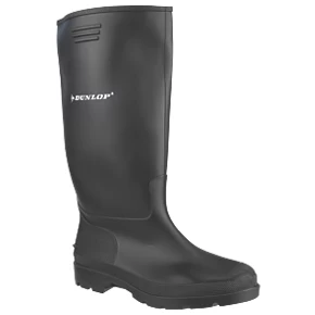 Dunlop Pricemaster 380PP Metal Free Non Safety Wellies - Black, Size 10 | Durable & Comfortable Work Boots 1 Dunlop Pricemaster 380PP Metal Free Non Safety Wellies - Black, Size 10 | Durable & Comfortable Work Boots