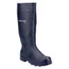 Dunlop Universal Metal Free Non Safety Wellies - Black, Size 8 | Durable & Comfortable Wellington Boots