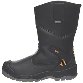 Site Hydroguard Safety Rigger Boots - Black, Size 10 | Durable & Waterproof Work Boots 2 Site Hydroguard Safety Rigger Boots - Black, Size 10 | Durable & Waterproof Work Boots - Image 2