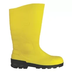 Dunlop Devon Safety Wellies Yellow Size 6 - Durable Safety Wellingtons for Work & Outdoor Use -Wellies Sales 68362 A3