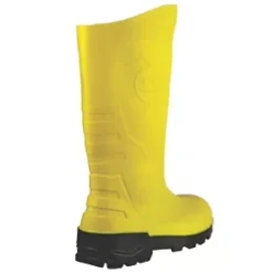 Dunlop Devon Safety Wellies Yellow Size 6 - Durable Safety Wellingtons for Work & Outdoor Use -Wellies Sales 68362 A4