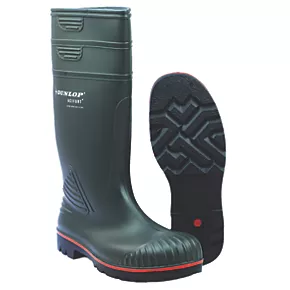 Dunlop Acifort Safety Wellies Green Size 12 - Heavy Duty Safety Wellingtons for Work 2 Dunlop Acifort Safety Wellies Green Size 12 - Heavy Duty Safety Wellingtons for Work - Image 2