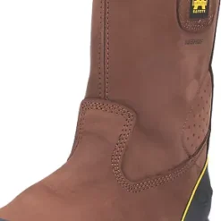 Amblers FS223 Metal Free Safety Rigger Boots - Brown, Size 8 | Durable & Comfortable Work Boots -Wellies Sales 824JV A3