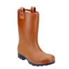 Dunlop Rig Air Safety Wellies Brown Size 7 - Durable & Comfortable Safety Wellingtons