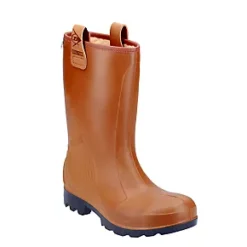 Dunlop Rig Air Safety Wellies Brown Size 7 - Durable & Comfortable Safety Wellingtons