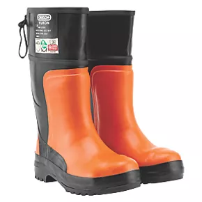 Oregon Yukon Safety Chainsaw Wellies - Orange/Black, Size 9.5 | Chainsaw Boots 4 Oregon Yukon Safety Chainsaw Wellies - Orange/Black, Size 9.5 | Chainsaw Boots - Image 4
