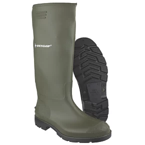 Dunlop Pricemaster 380VP Metal Free Non Safety Wellies - Green, Size 5 | Durable & Comfortable Wellington Boots 3 Dunlop Pricemaster 380VP Metal Free Non Safety Wellies - Green, Size 5 | Durable & Comfortable Wellington Boots - Image 3