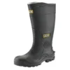 JCB Hydromaster Safety Wellies Black Size 11 - Heavy Duty Waterproof Work Boots