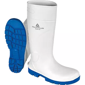 Delta Plus KEMISS4BC Safety Wellies - White, Size 7 | Durable & Comfortable Safety Footwear 1 Delta Plus KEMISS4BC Safety Wellies - White, Size 7 | Durable & Comfortable Safety Footwear