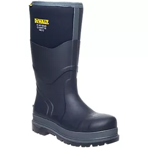 DeWalt Hobart Safety Wellies Black Size 12 - Durable Safety Wellingtons for Work 1 DeWalt Hobart Safety Wellies Black Size 12 - Durable Safety Wellingtons for Work