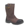 DeWalt Millington Metal Free Safety Rigger Boots - Brown, Size 8 | Durable Work Boots for Men